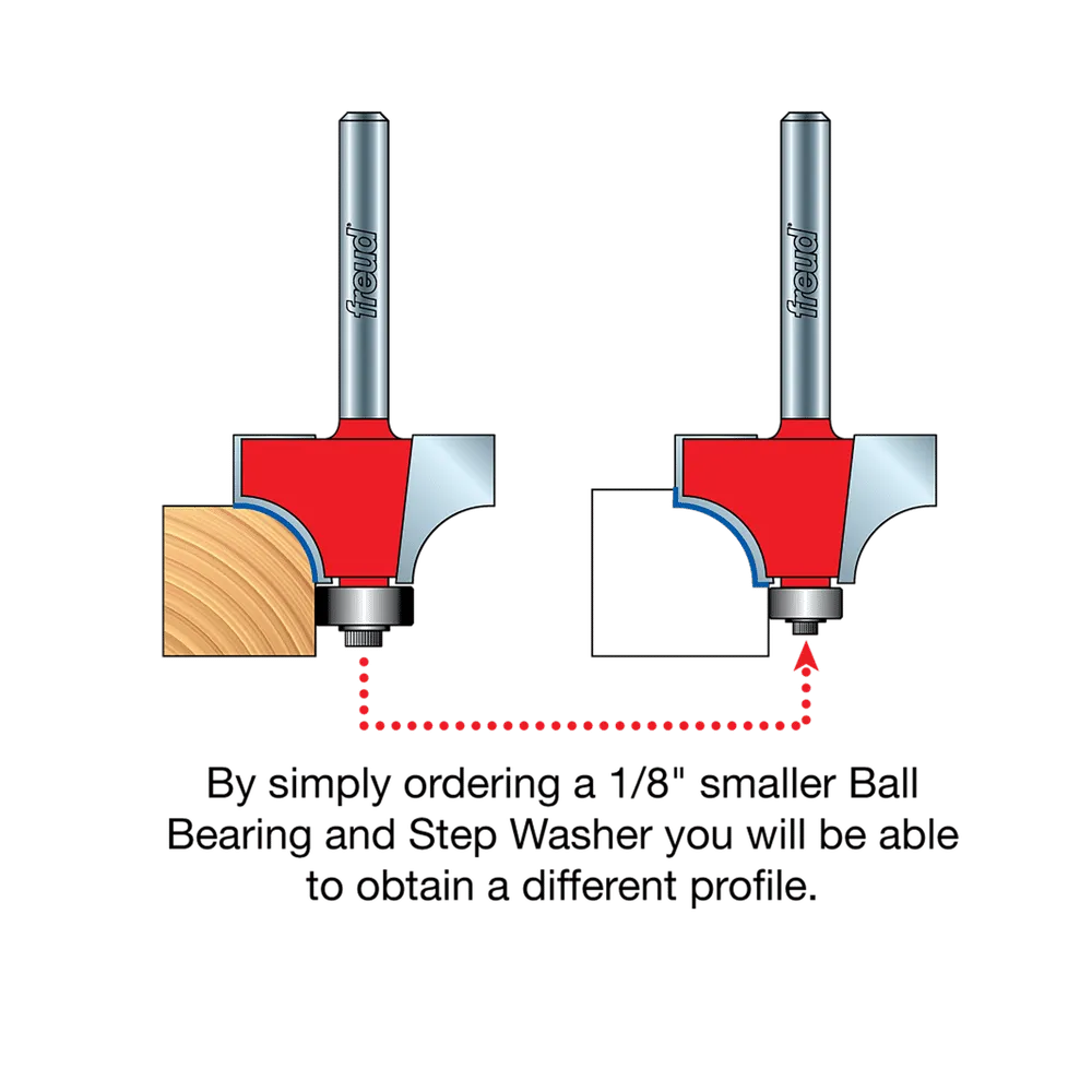 1/16" Radius Rounding Over Bit