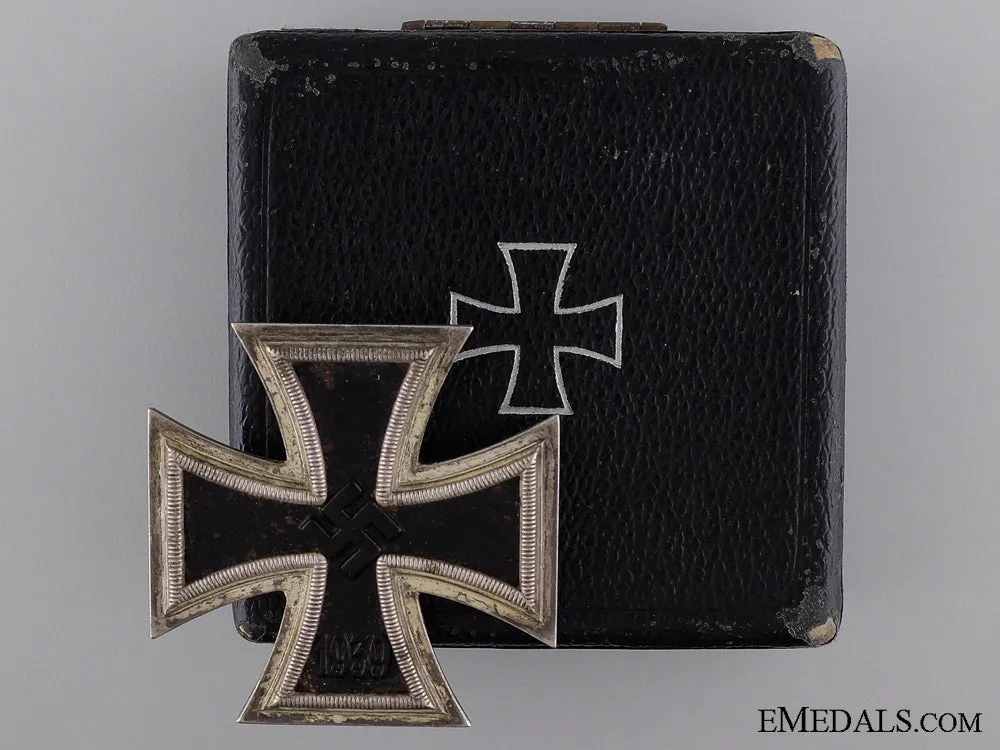 1939 First Class Iron Cross; Marked 26; Cased