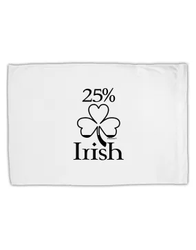 25 Percent Irish - St Patricks Day Standard Size Polyester Pillow Case by TooLoud