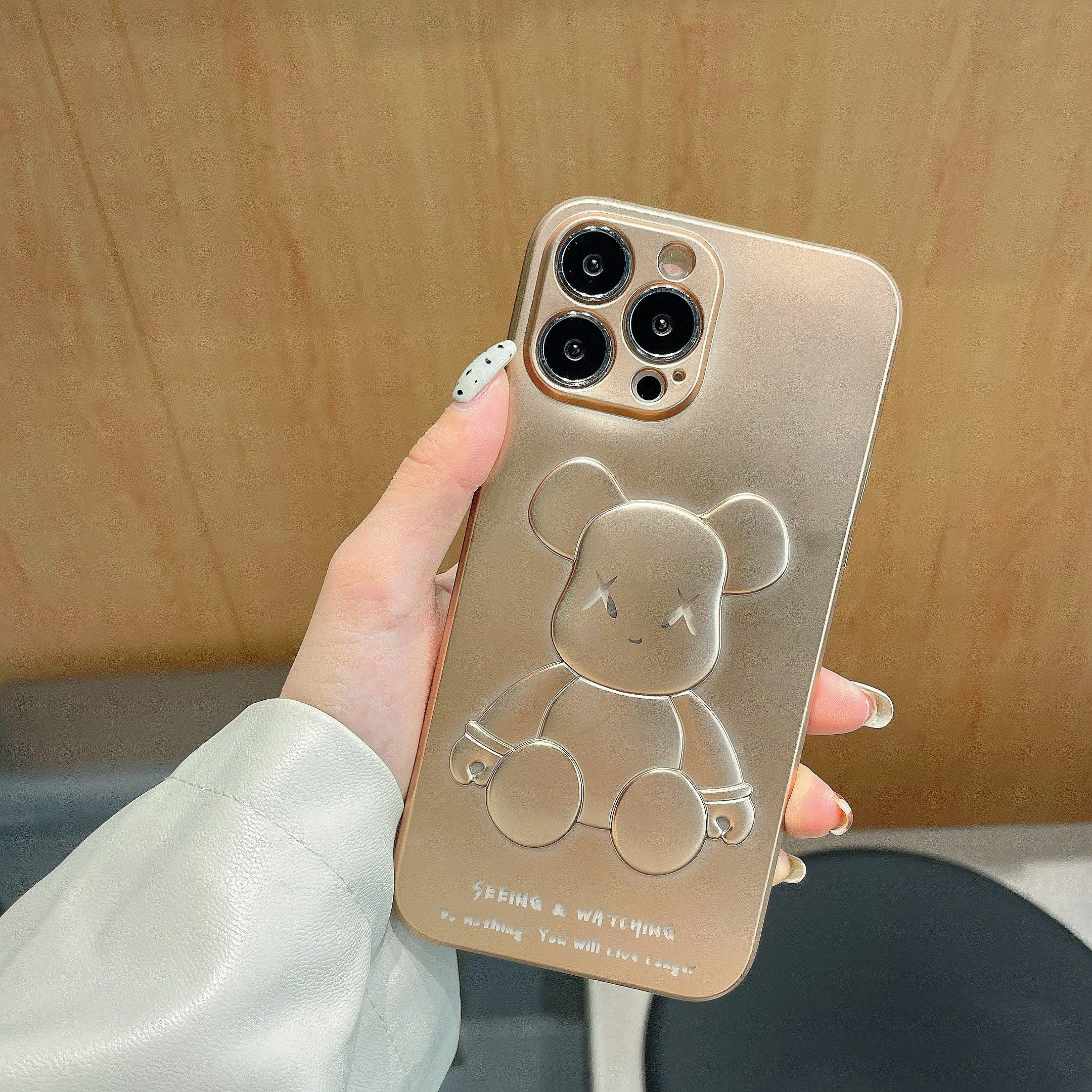 3D Bear iPhone Case