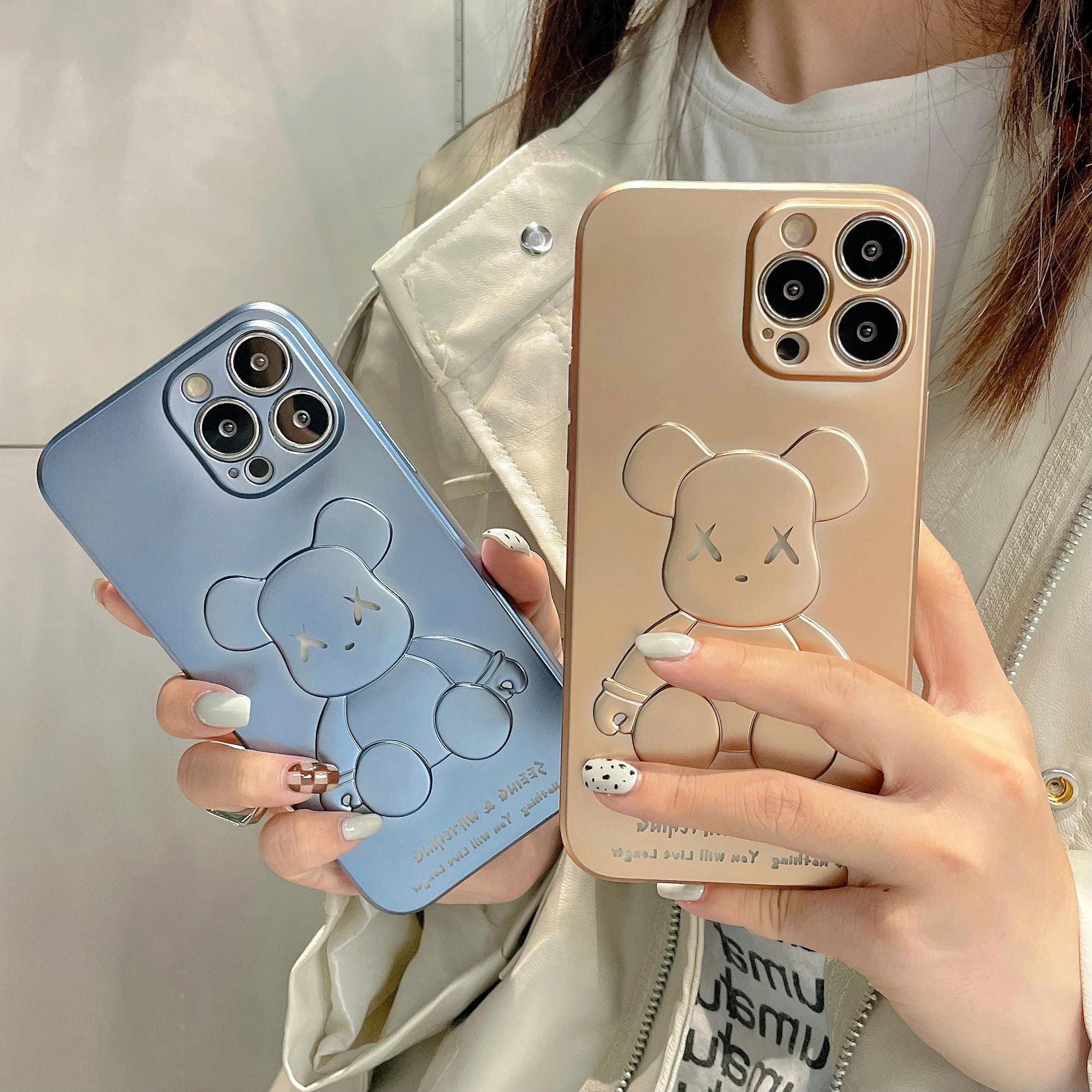 3D Bear iPhone Case