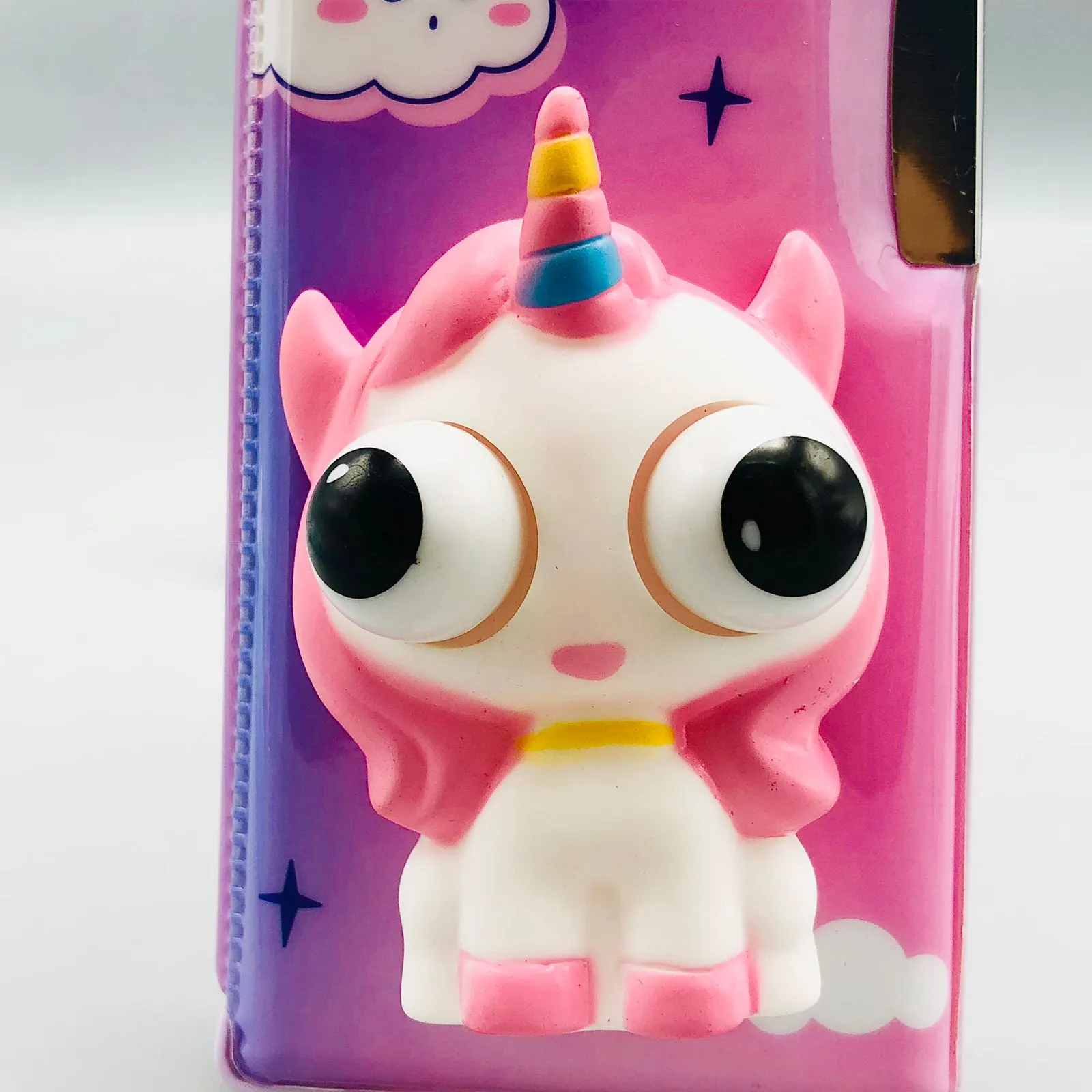 3D Unicorn Squishy Pop Eyes Magnetic Geometry Box