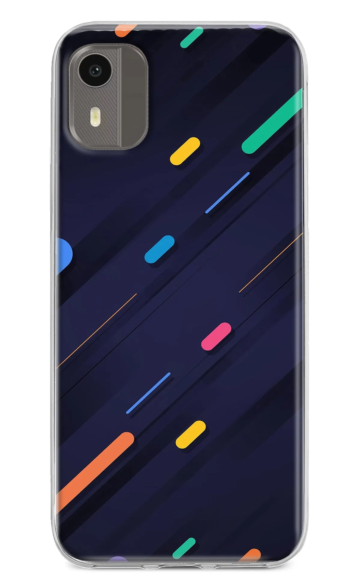 Abstract Design Nokia C12/C12 Pro Back Cover