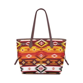 Adobe Fire Clover Canvas Tote Bag