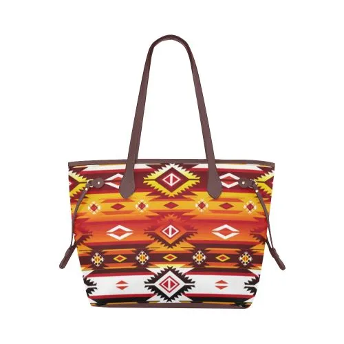 Adobe Fire Clover Canvas Tote Bag