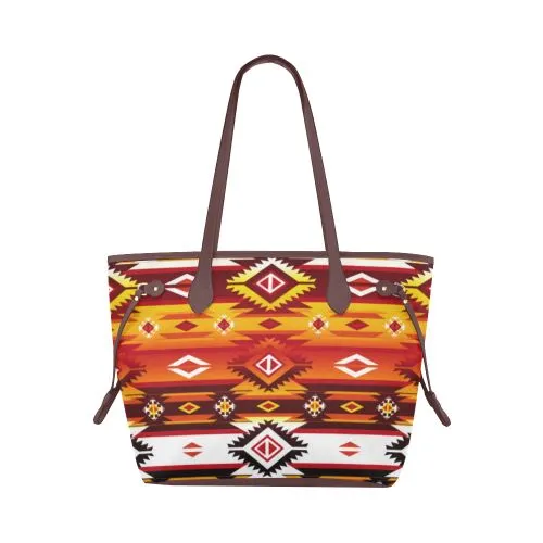 Adobe Fire Clover Canvas Tote Bag