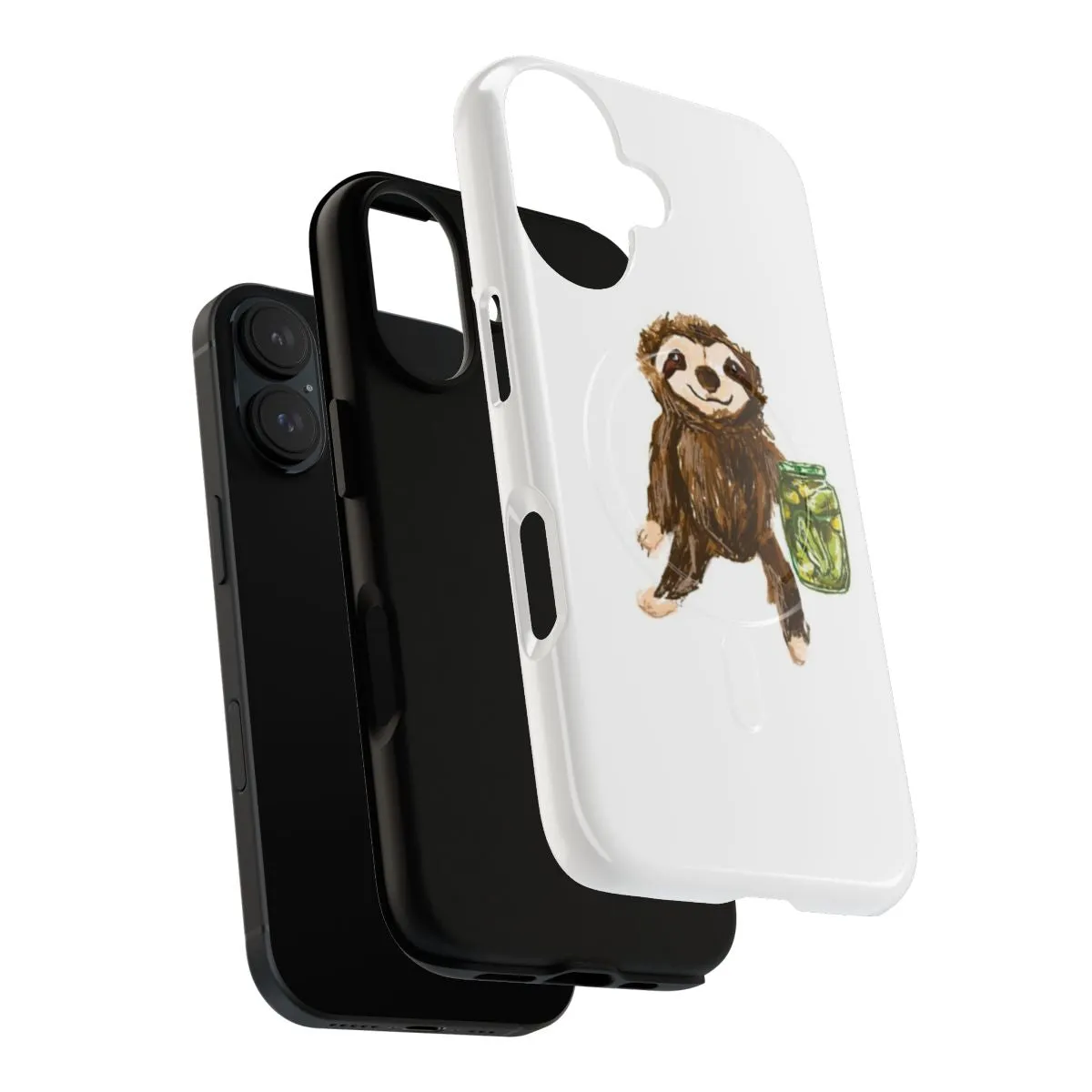 Adorable Sloth Magnetic Tough Phone Cases