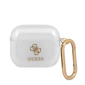 AirPods 3 - TPU Case Clear Colored Glitter - GUESS