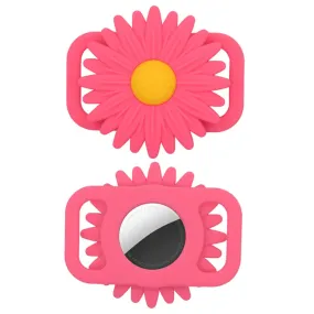 AirTags daisy flower silicone cover - Rose