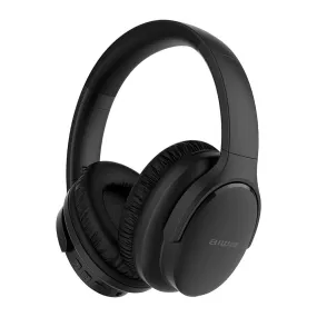 AIWA Over-Ear Bluetooth Headphones with AUX & Airplane Adapter (Black)