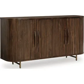 Amickly Accent Cabinet - Dark Brown