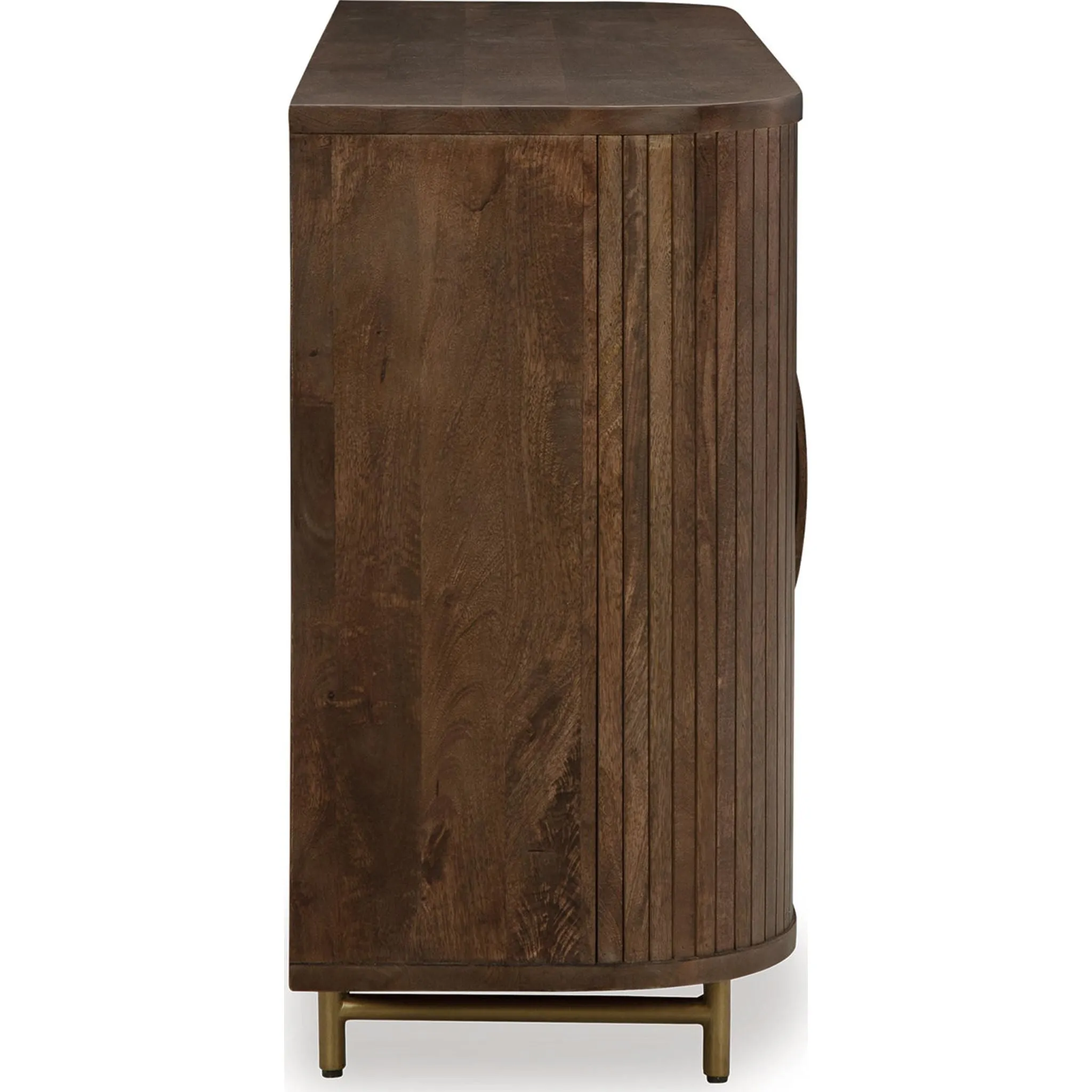 Amickly Accent Cabinet - Dark Brown