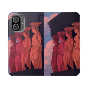 Ancient Greece Inspired Flip Cover Phone Case