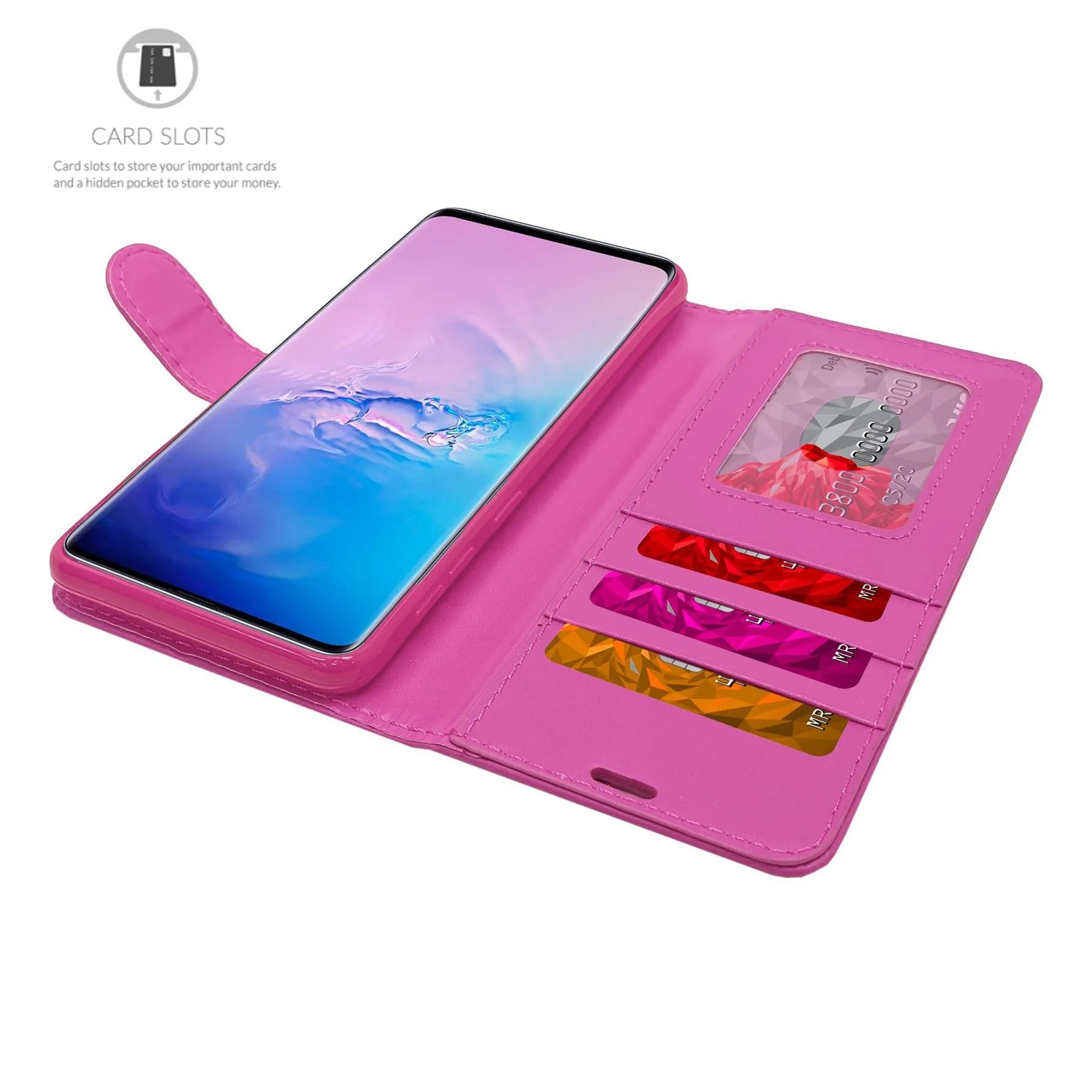 Apple iPhone XS Max Flip Folio Book Wallet Case