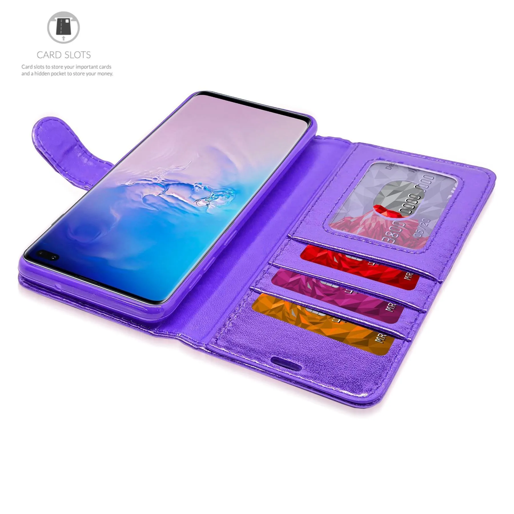 Apple iPhone XS Max Flip Folio Book Wallet Case