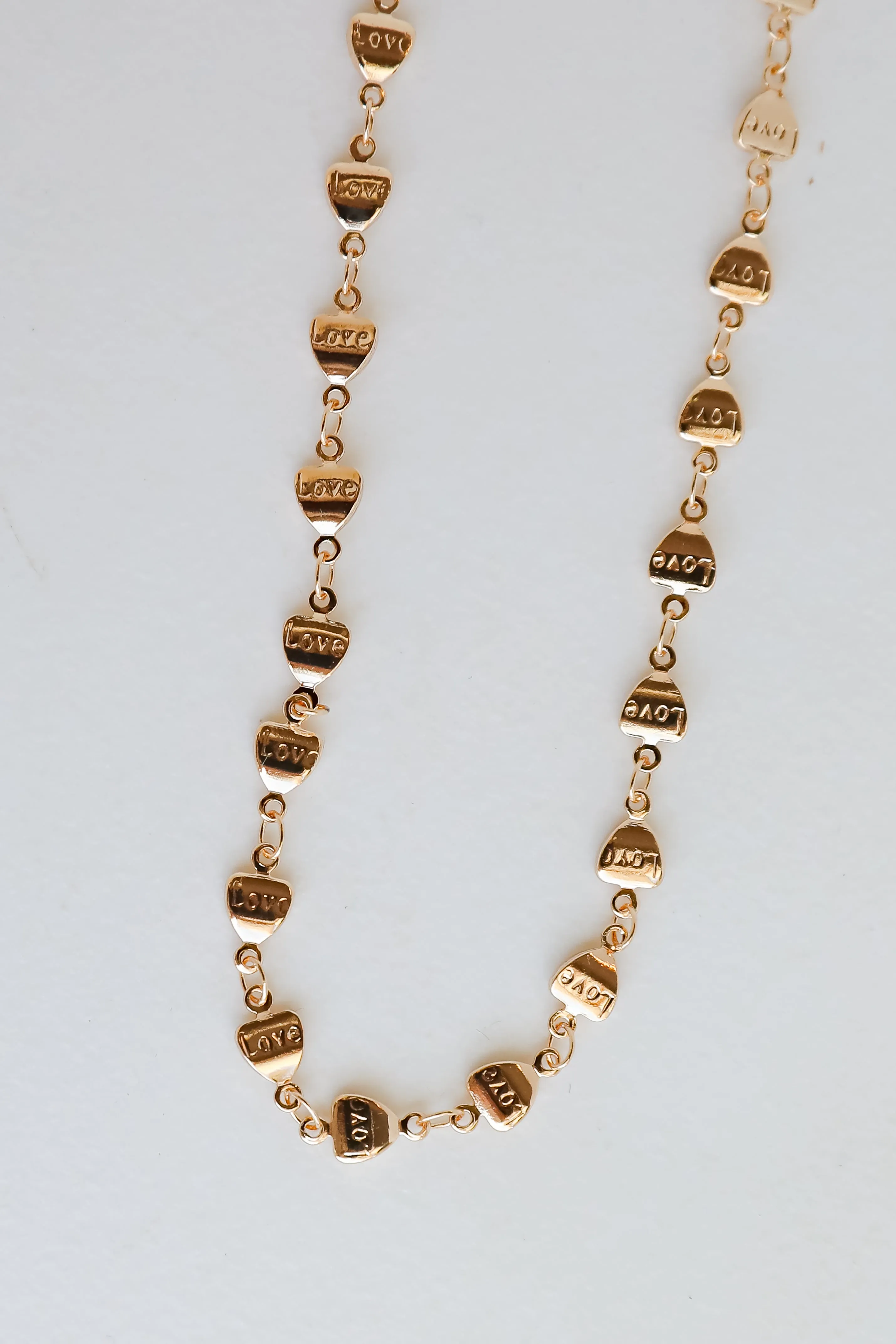 Aria Gold Heart Chain Necklace