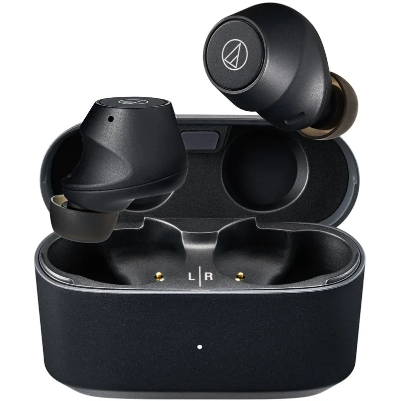 Audio Technica ATH-CKS30TW  Noise Cancelling Wireless Earbuds Black