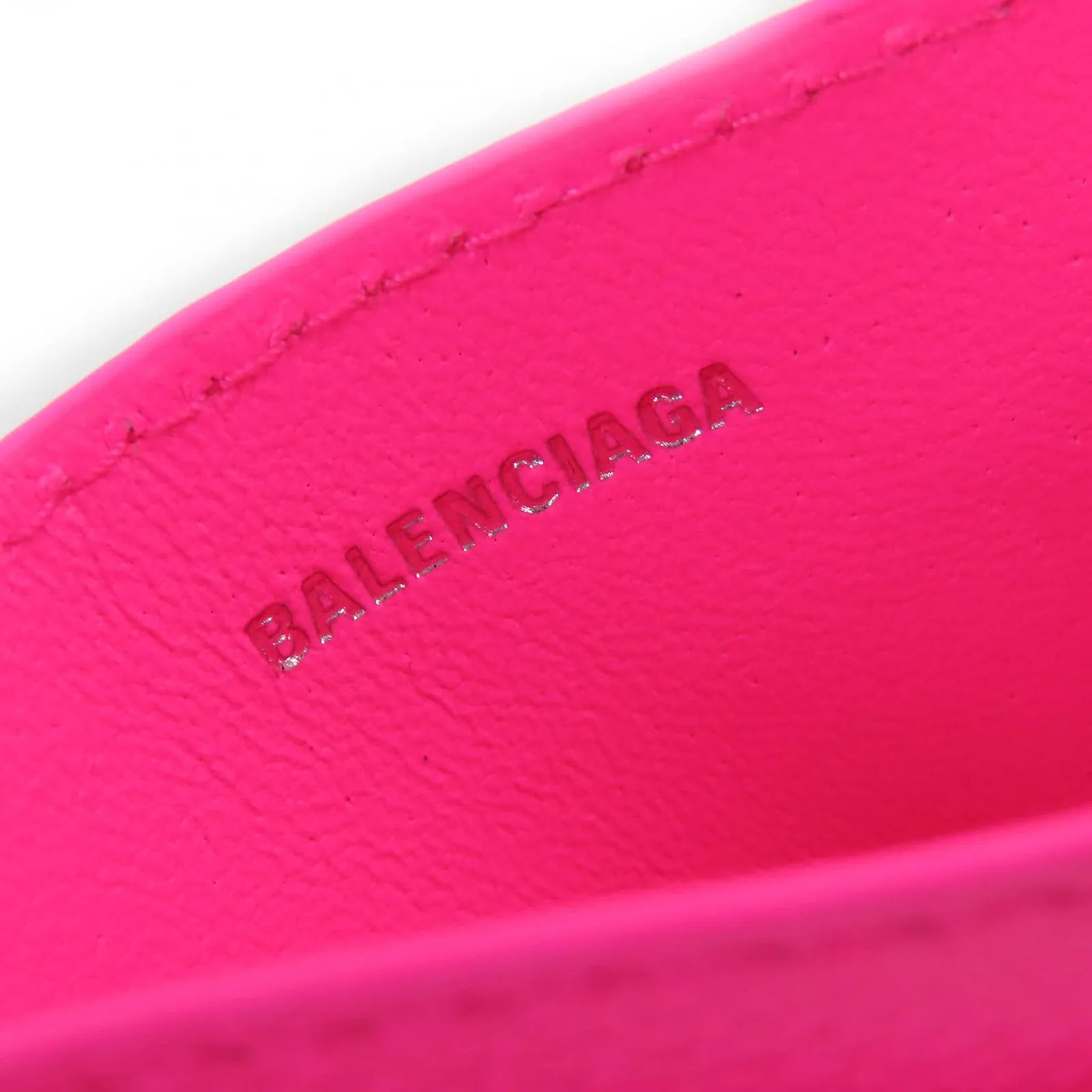 Balenciaga Leather Card Holder Pass Case