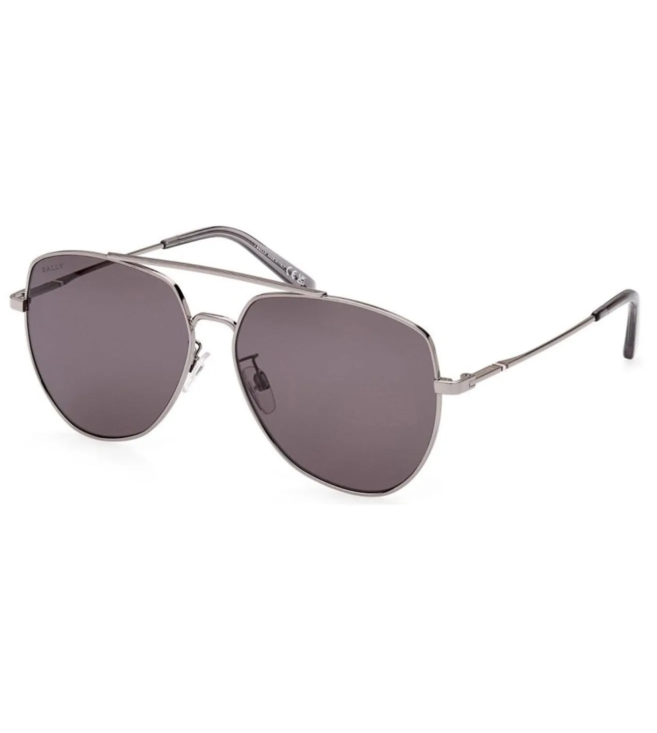 Bally Women's Smoke Grey Square Sunglasses