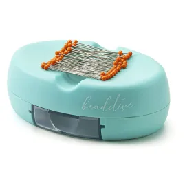 Beaditive Magnetic Pincushion With Drawer | Heavy Duty Magnetic Cushion For Sewing Pins | 50 Glass Head Quilting Pins