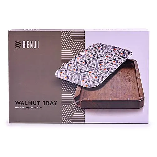 Benji - Walnut Tray w/ Magnetic Lid Kit (Case of 50)