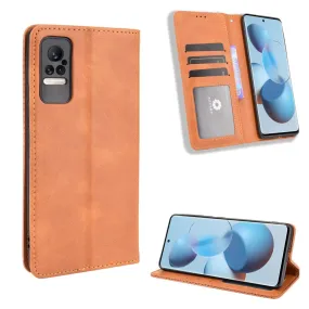 Bofink Vintage Xiaomi Civi leather case - Brown