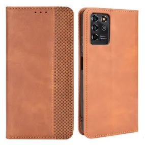 Bofink Vintage ZTE Blade V30 Vita leather case - Brown