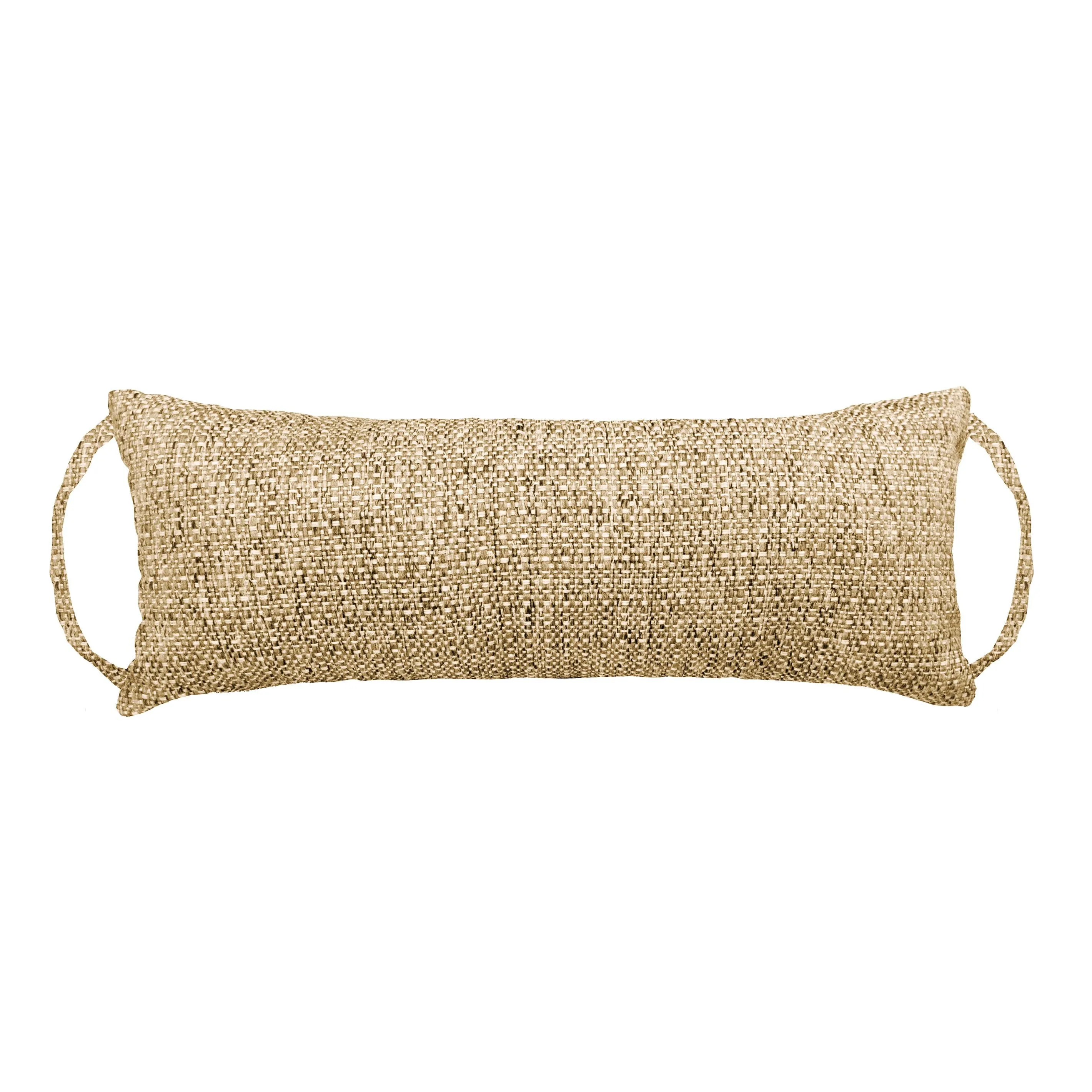 Brisbane Camel Tweed Rocker Back Extender Pillow - Headrest Pillow