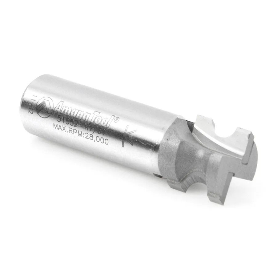 Bullnose Router Bit | 7⁄64 Radius x 19⁄32 Dia x 1⁄2 x 1⁄2"Shank | 51552 | 738685155523