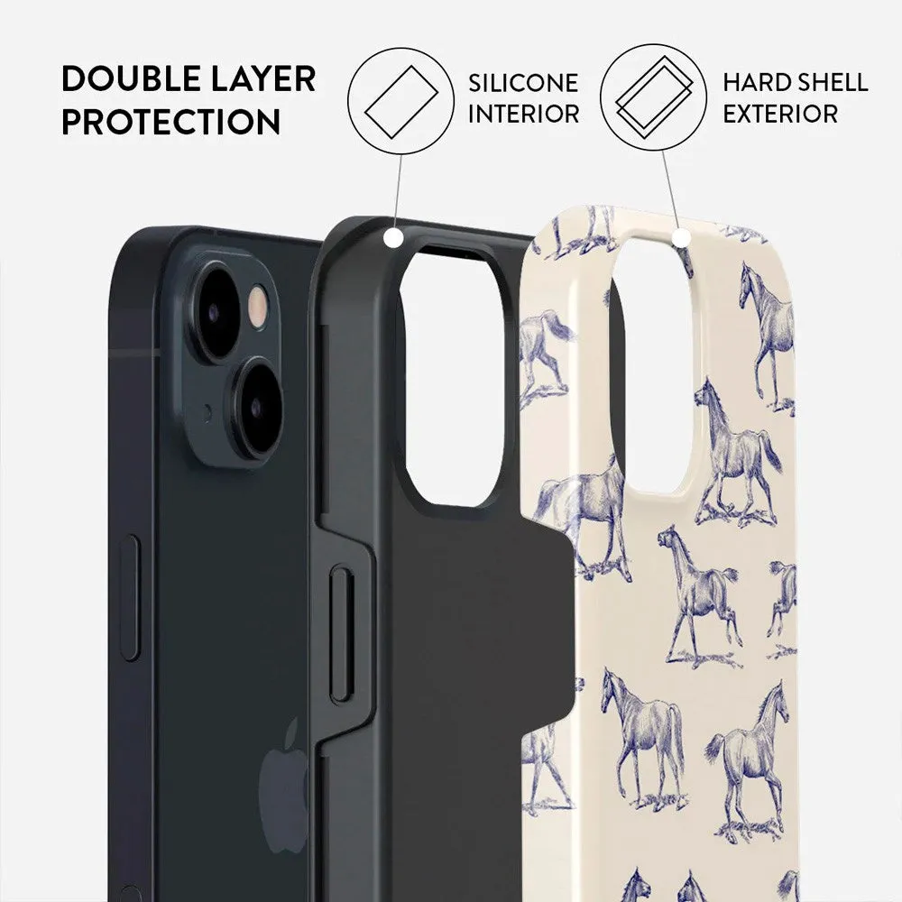 Burga iPhone 15 Tough Fashion Case - Derby Race