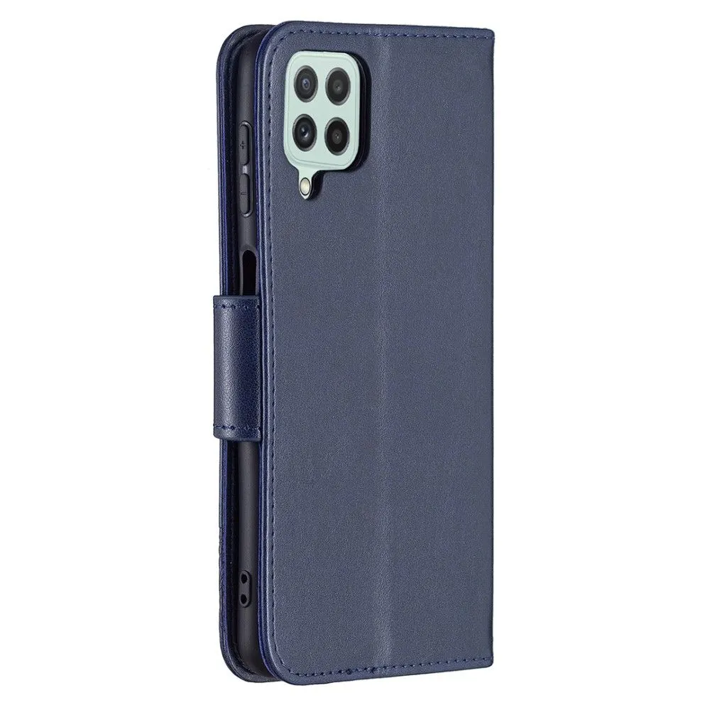 Butterfly Samsung Galaxy A22 4G flip case - Dark Blue