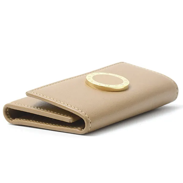 Bvlgari Brown 6 Key Case Unisex