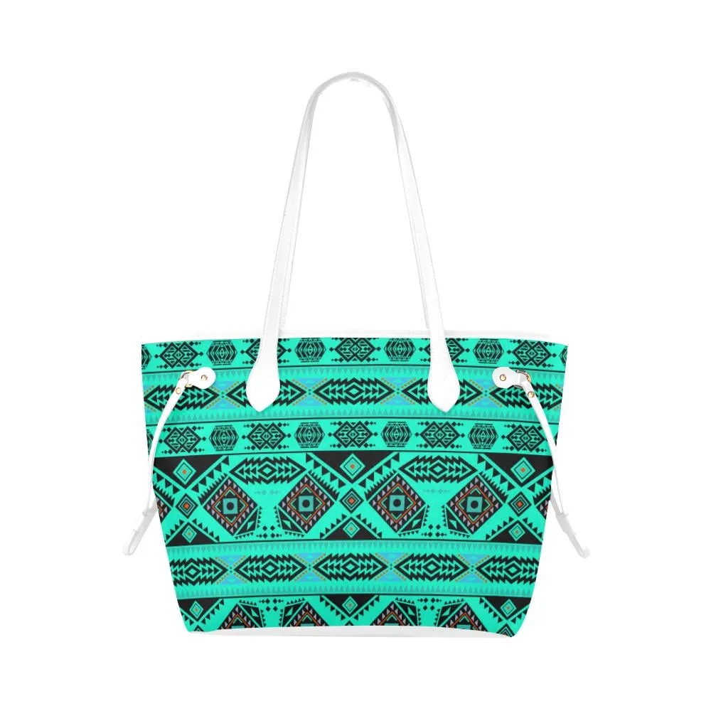 California Coast Big Seas Clover Canvas Tote Bag