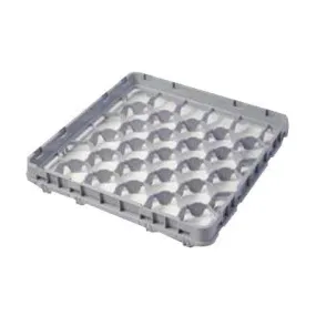 Cambro 30GE1151 Soft Gray 30 Compartment Full Size Full Drop Extender for Camracks | Denson CFE