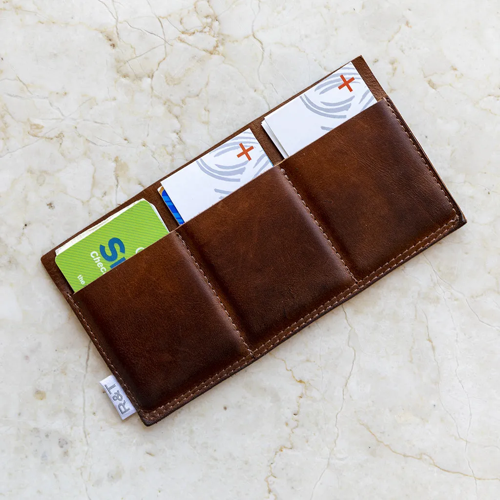 card holder trio | double sided