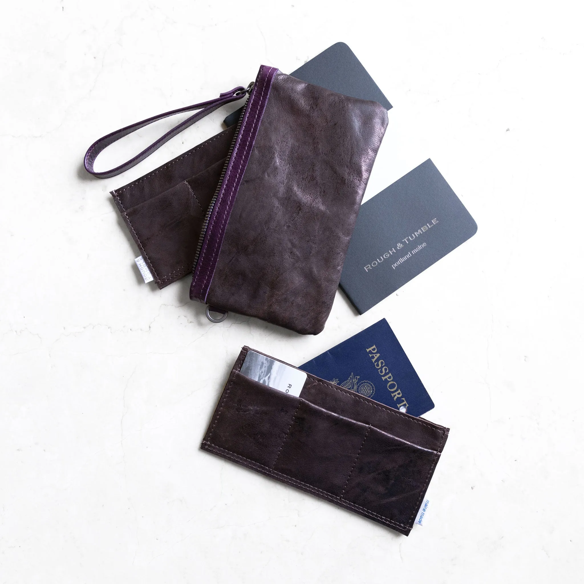 card holder trio | double sided