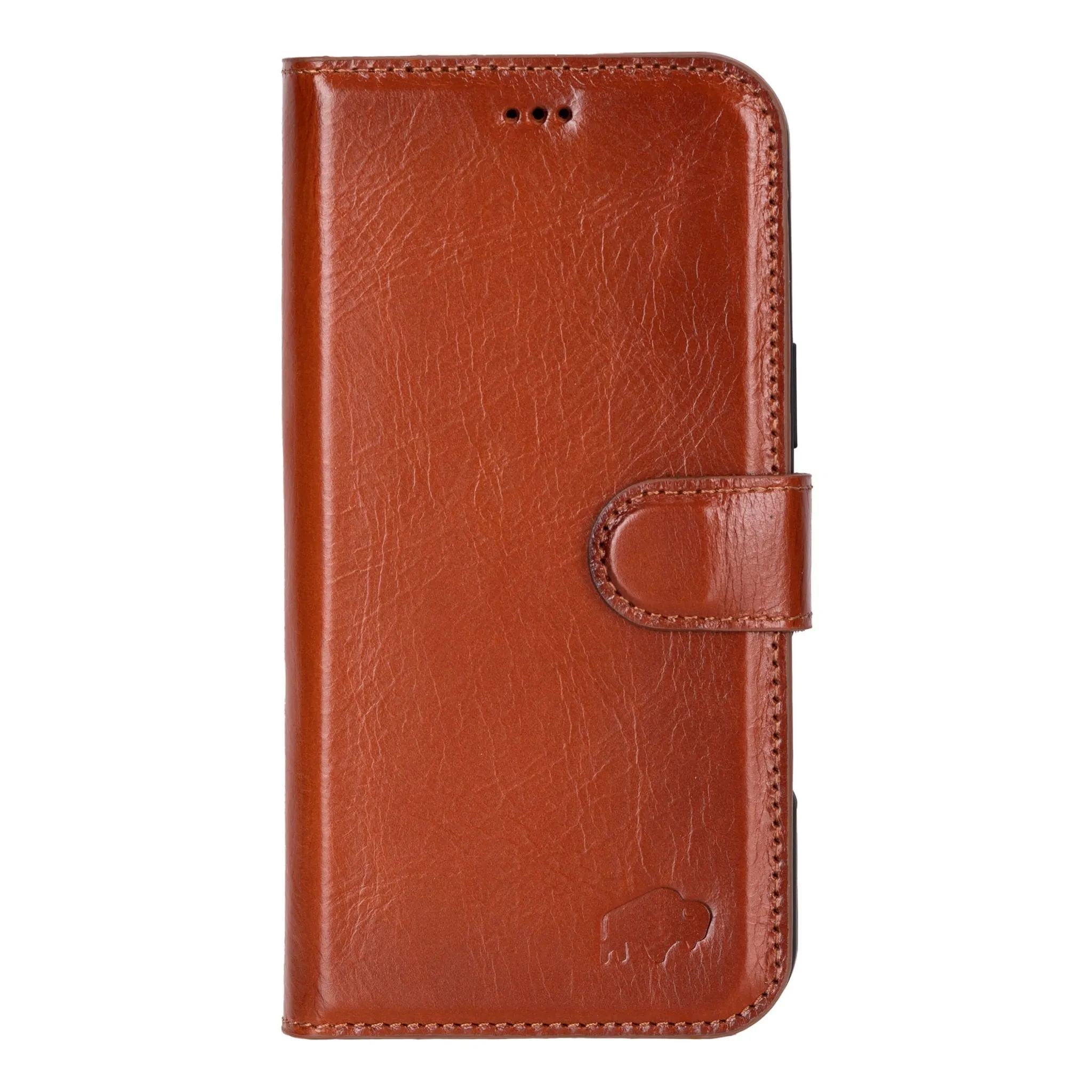 Carter iPhone 16 Plus Wallet Case, Burnished Tan