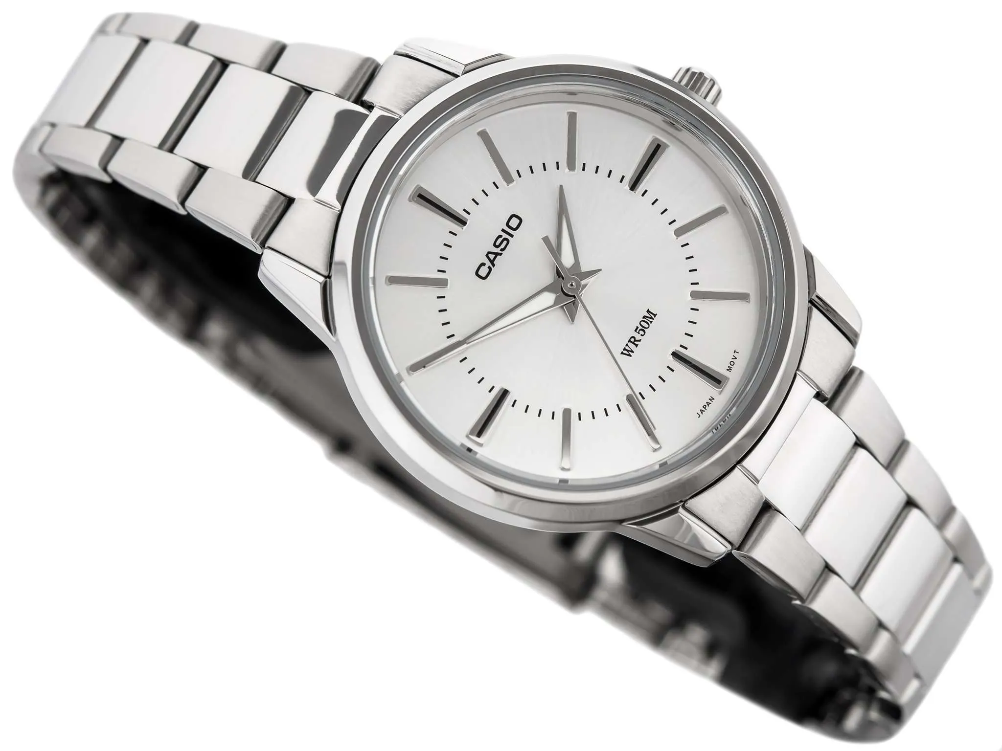 Casio LTP-1303D-7AVDF Silver Stainless Steel Strap Watch for Women