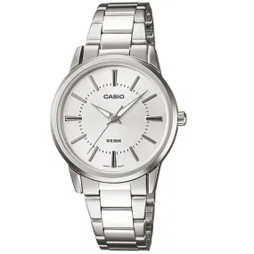 Casio LTP-1303D-7AVDF Silver Stainless Steel Strap Watch for Women