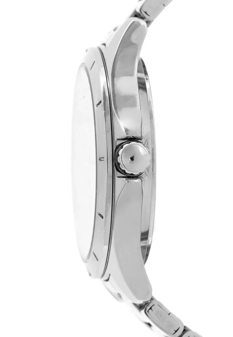 Casio LTP-E129D-6A Silver Stainless Steel Strap Watch for Women