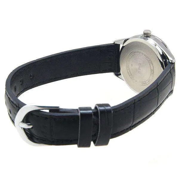 Casio LTP-V005L-7A Black Leather Strap Watch for Women