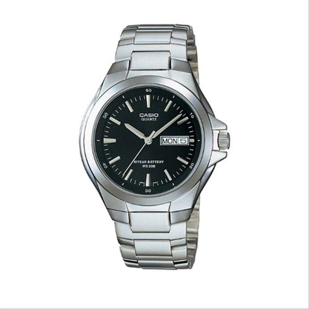 Casio MTP-1228D-1AVDF Silver Stainless Steel Strap Watch for Men