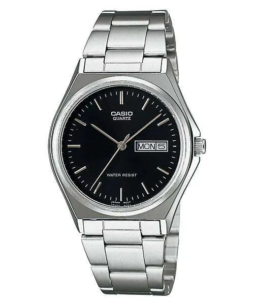 Casio MTP-1240D-1ADF Silver Stainless Steel Strap Watch for Men