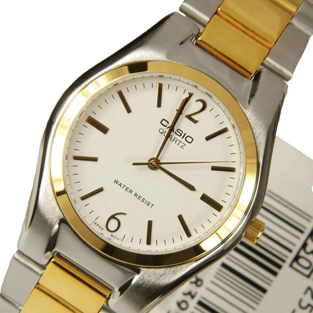 Casio MTP-1253SG-7ADF Two Tone Stainless Steel Strap Watch for Men