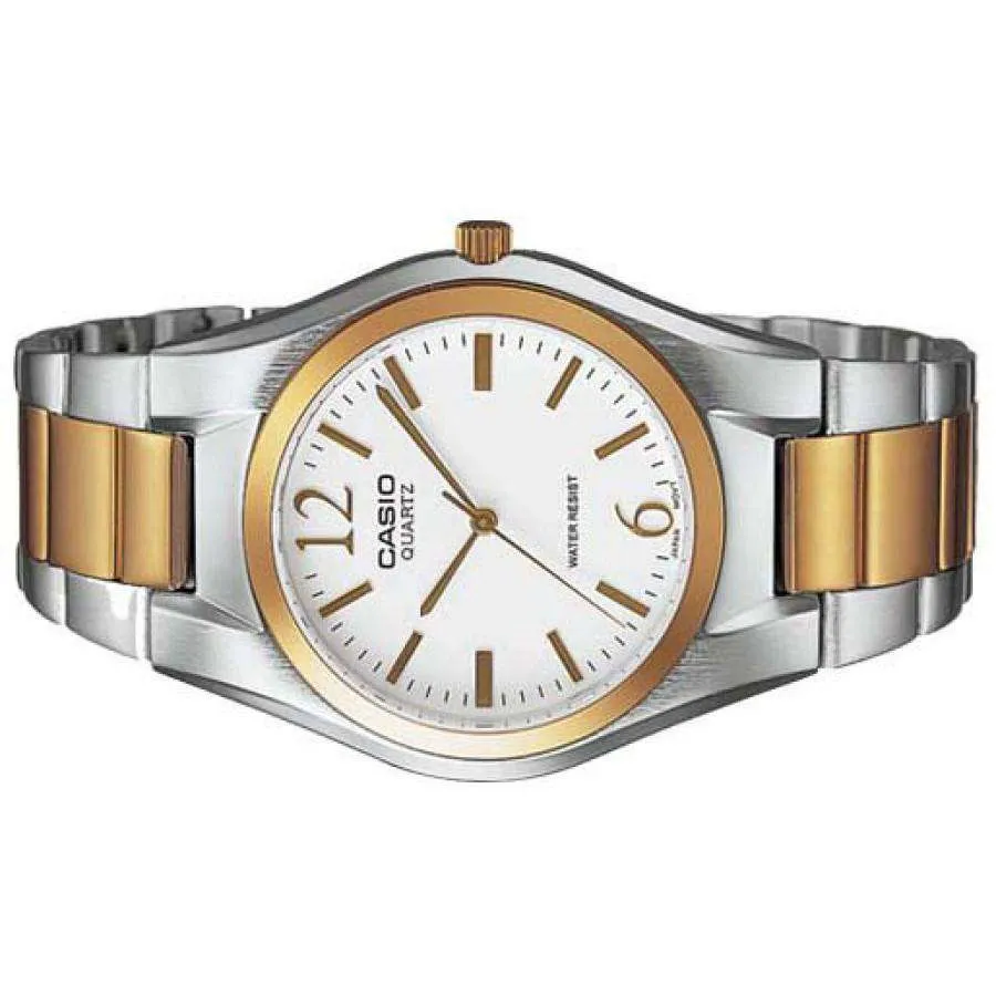 Casio MTP-1253SG-7ADF Two Tone Stainless Steel Strap Watch for Men