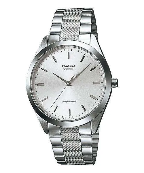 Casio MTP-1274D-7ADF Silver Stainless Steel Strap Watch for Men