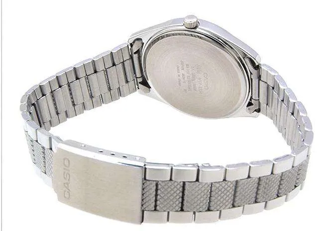 Casio MTP-1274D-7ADF Silver Stainless Steel Strap Watch for Men