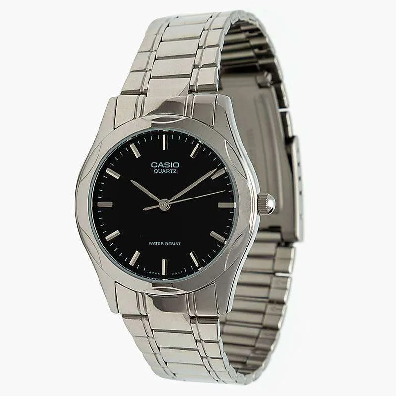 Casio MTP-1275D-1ADF Silver Stainless Steel Strap Watch for Men