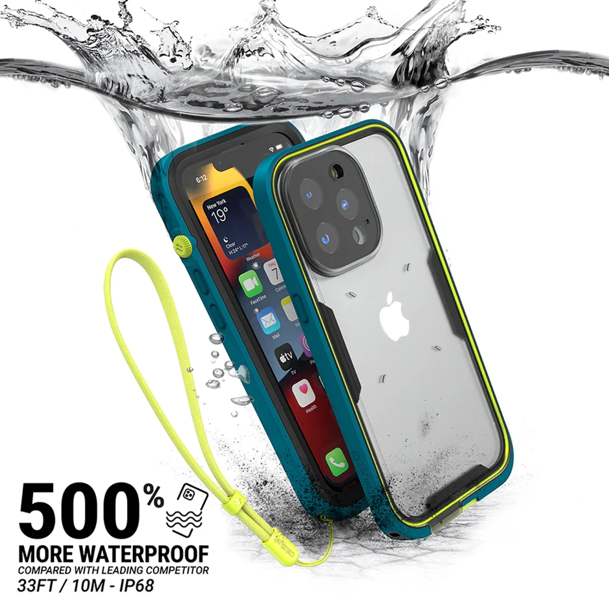 Catalyst Total Protection Waterproof Case for iPhone 13 6.1" 5G - Marine Blue (Barcode: 840625112234 )