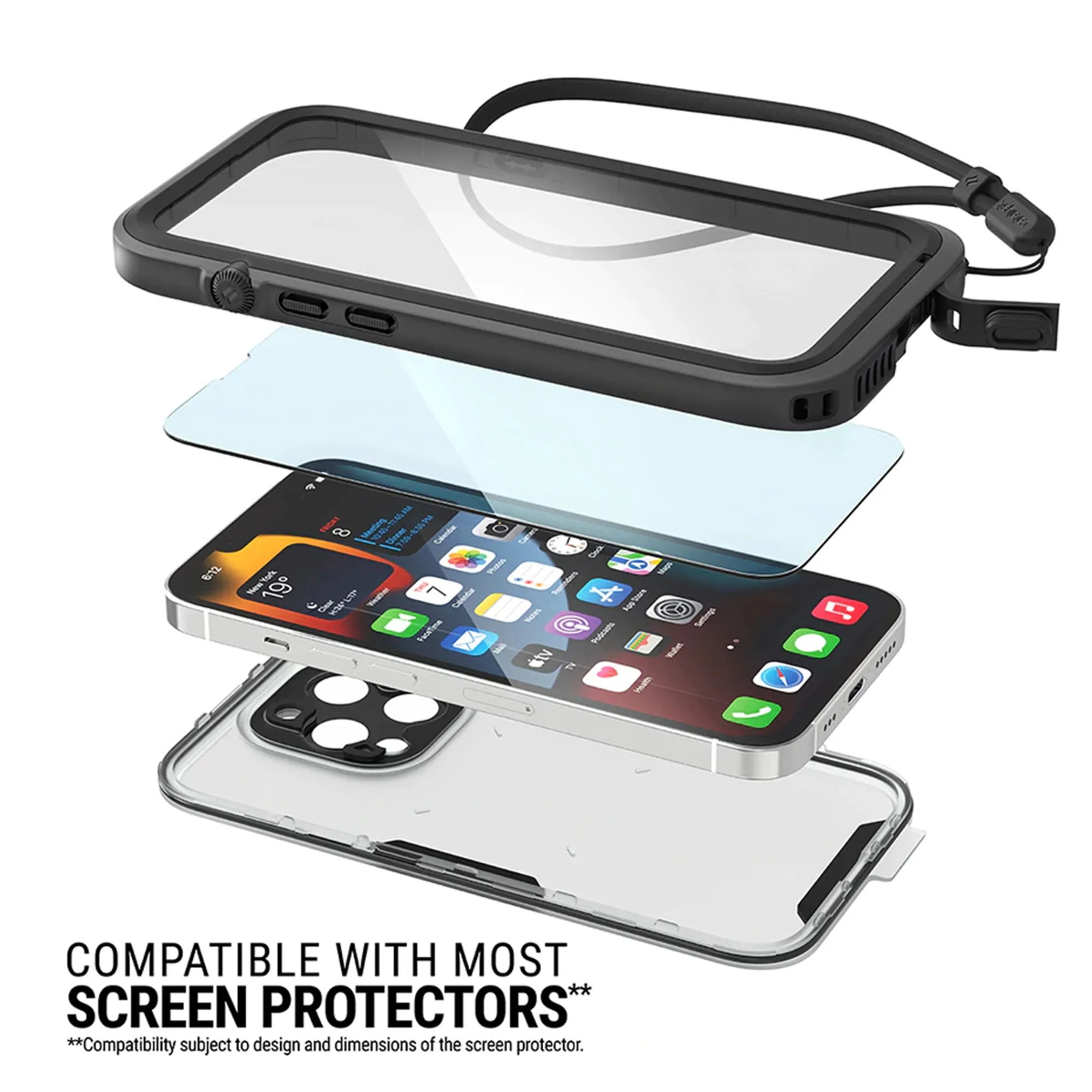 Catalyst Total Protection Waterproof Case for iPhone 13 6.1" 5G - Marine Blue (Barcode: 840625112234 )